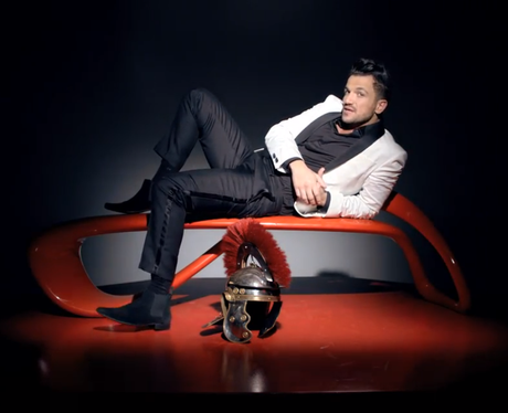 Peter Andre in a white blazer