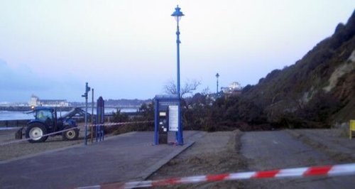 Bournemouth landslide Feb 2014