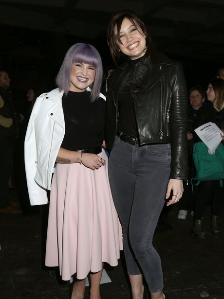 Kelly Osbourne and Daisy Lowe smiling