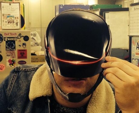 olly murs wearing helmet