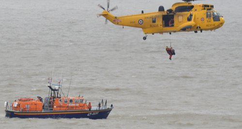 RNLI Rescue Lowestoft Feb 2014