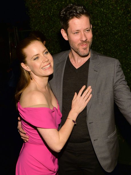 Amy Adams in a pink dress Darren Le Gallo