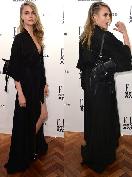 Cara Delevigne channels the 70s at The Elle Style Awards. - Eye On The ...