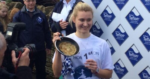 Devon Byrne Olney Pancake Race 2014