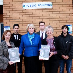 Human Trafficking Posters In Poole Public Toilets