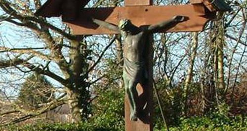 Jesus statue stolen from memorial near Trowbridge