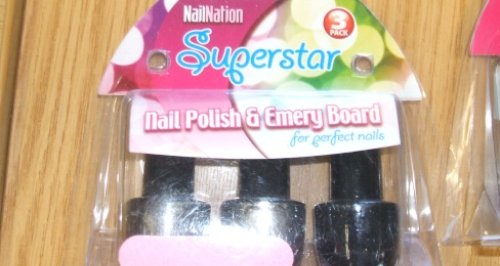 NailNation Superstar Nail polish and Emery Board