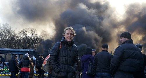 Ukraine protestors