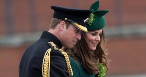 William and Kate in Hampshire on St Patrick's Day