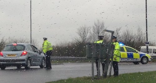 Road Closed A6 Barton Heart Beds Bucks Herts