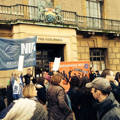 Cambridge Teacher Protest