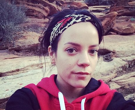 Lily Allen in the US on Instagram