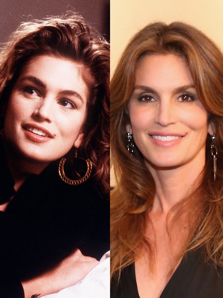 Cindy Crawford then and now