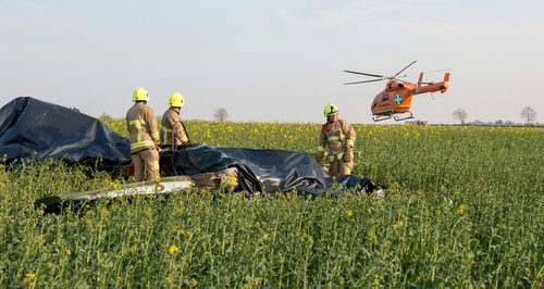 Light aircraft crashes into field in Essex