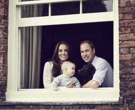 Prince William and Kate with Prince George