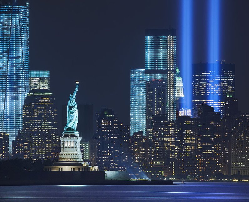 The Statue of Liberty's 9/11 tribute