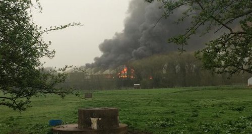 Wellingborough Industrial Estate Fire