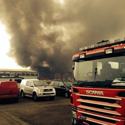 Wellingborough Industrial Estate Fire