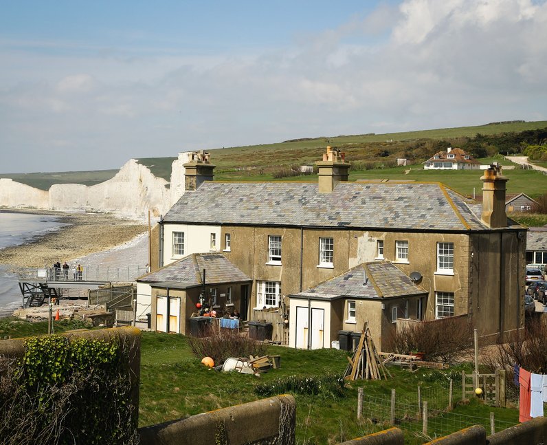 Just picturesque: the former Coastguard cottages at Birling Gap in East ...