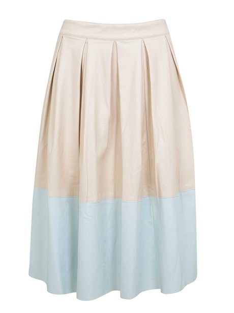 White and blue skirt