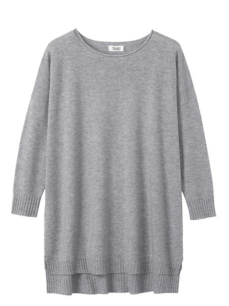 grey cashmere jumper