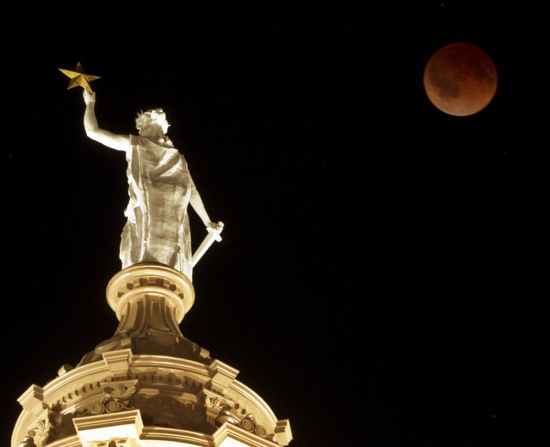 blood moon in texas