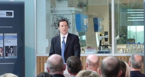 Chancellor George Osborne Visits Cambridge