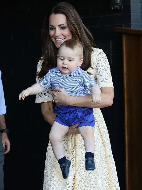 The Duchess Of Cambridge and Prince George