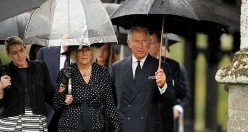 Camilla Charles Mark Shand funeral