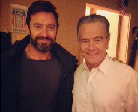 Hugh Jackman and Bryan Cranston