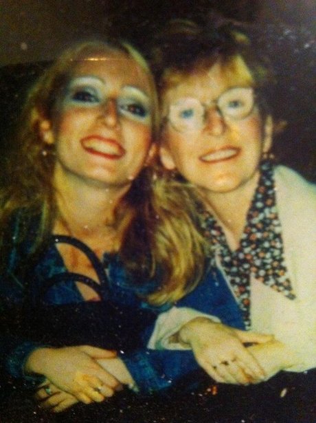 kelly with her mum