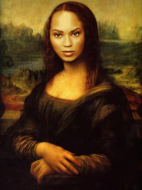 Beyoncé Knowles as the Mona Lisa