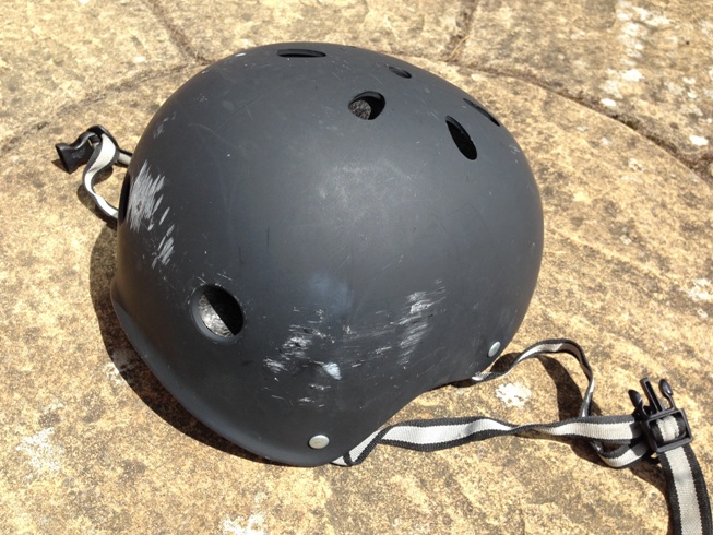 cycle helmet from Poole crash