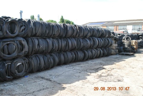 Portsmouth waste tyres