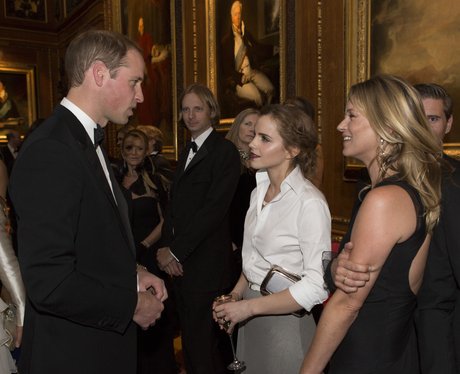 The Duke Of Cambridge Emma Watson and Kate Moss