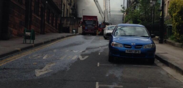 fire rips through Glasgow School of Art