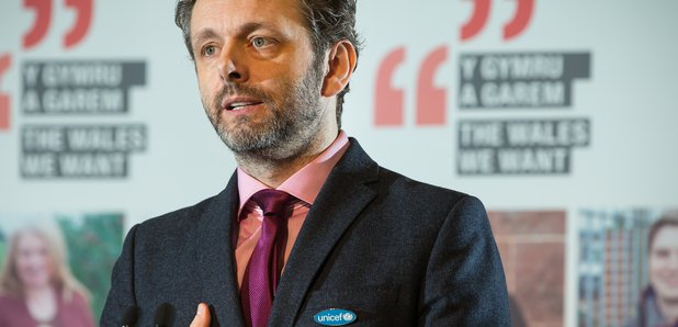 Michael Sheen at the launch of Wales We Want