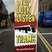 Image 1: A tram safety sign in Edinburgh