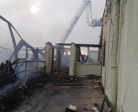 Arson suspected at derelict campsite