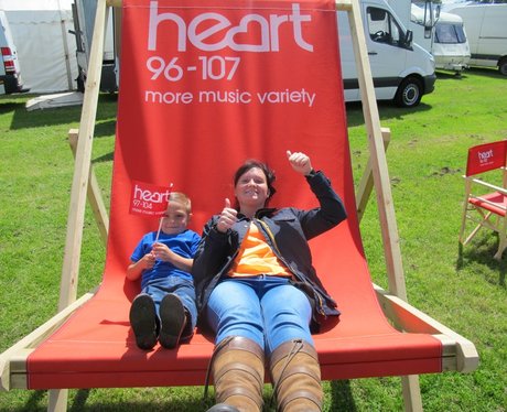 Did you have your picture taken in our giant deckc