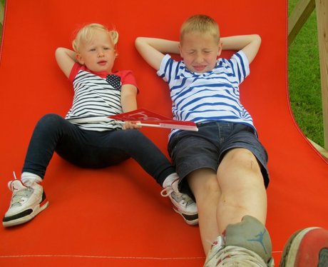 The Heart Angels took their giant deckchair to The