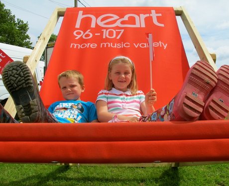 The Heart Angels took their giant deckchair to The