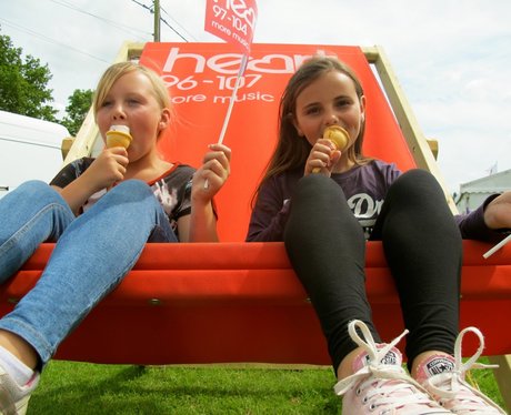 The Heart Angels took their giant deckchair to The