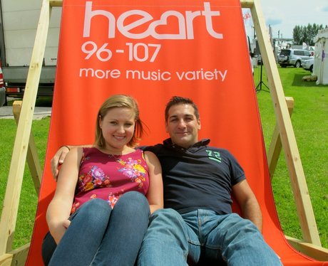 The Heart Angels took their giant deckchair to The