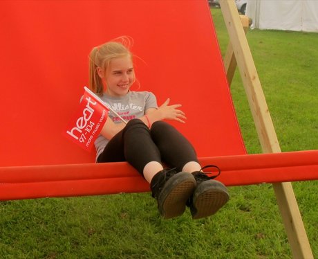 The Heart Angels took their giant deckchair to The
