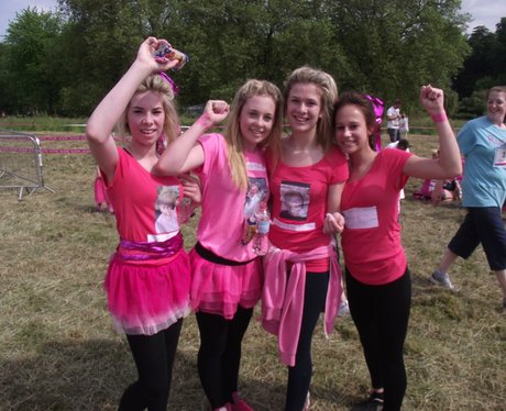 Heart Angels: Race for Life Reading 10k Finish Lin