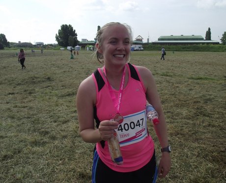 Heart Angels: Race for Life Reading 10k Finish Lin