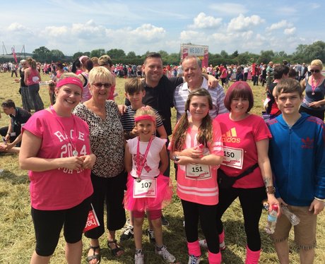 Heart Angels; Reading Race for Life 5K Finish Line
