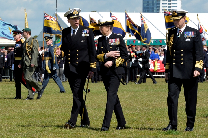 Princess Anne at D-Day commemorations in Southsea