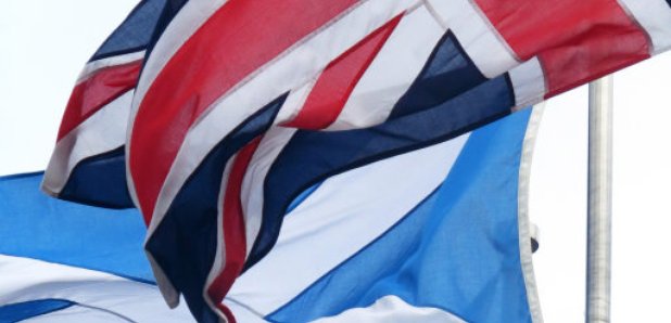 The Saltire and Union Flag